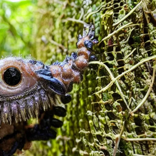 Prompt: restos oseos cubierta de musgo de una criatura humanoide , arte digital