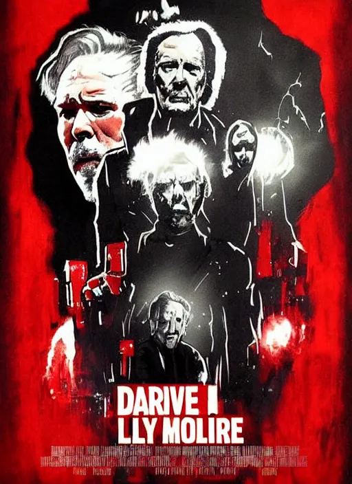 Prompt: a movie poster for marvel with david lynch, a poster by john carpenter, pinterest contest winner, happening, movie poster, horror film, poster art