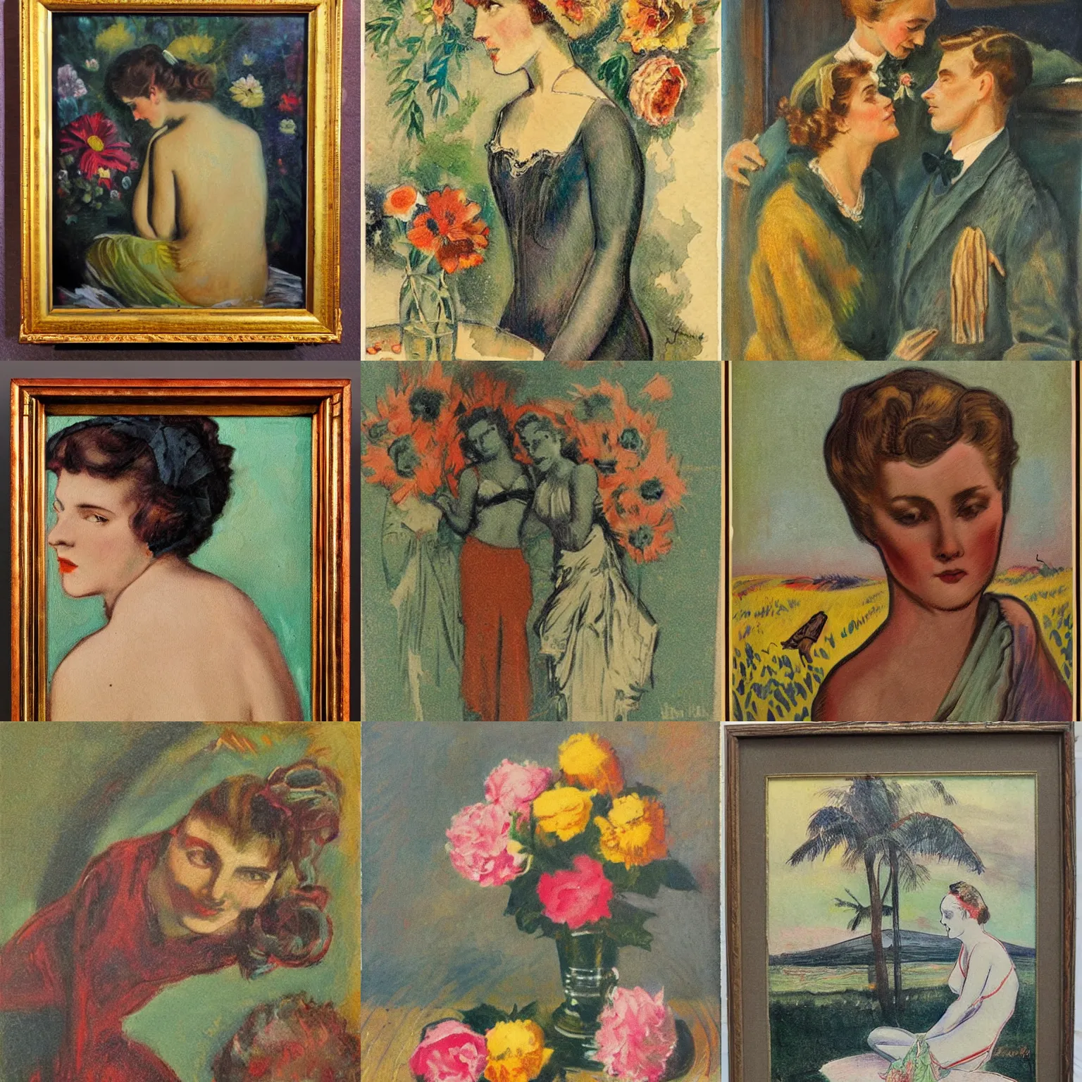 Prompt: Art from the 1900s