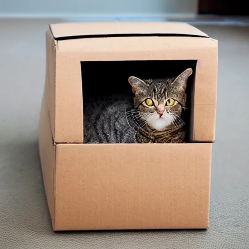 Prompt: ascii of cat in a box