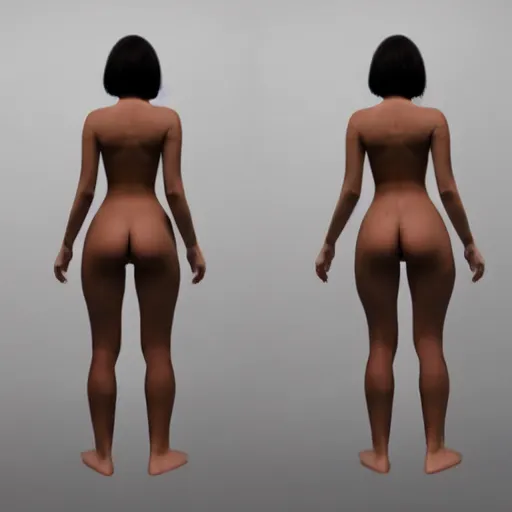 Prompt: neir 2b from back, body, realistic,