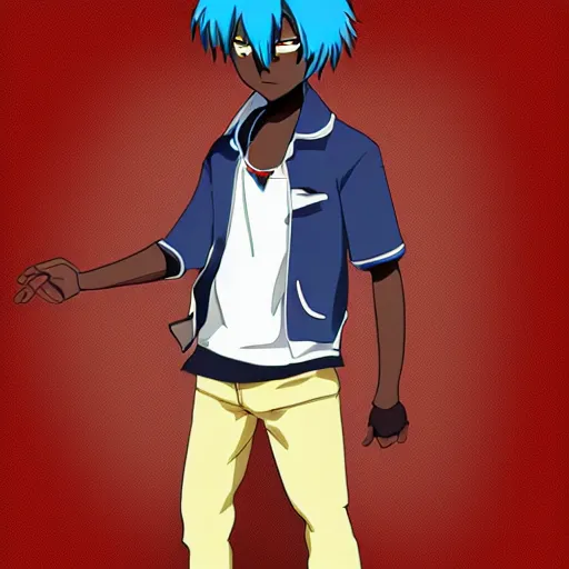 Image similar to nigerian anime character