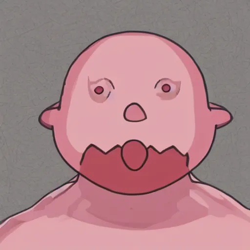 Image similar to blobfish as a human