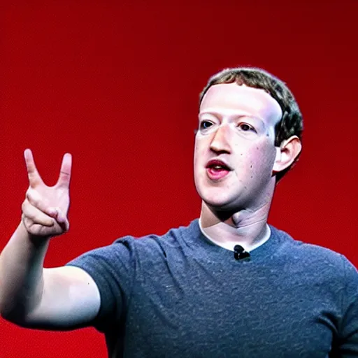 Prompt: Mark Zuckerberg with a full beard