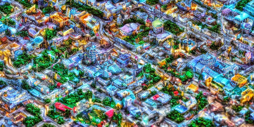 Image similar to tilt shift, prismatic, agior rghuh prnpio opinagth, ultra detailed