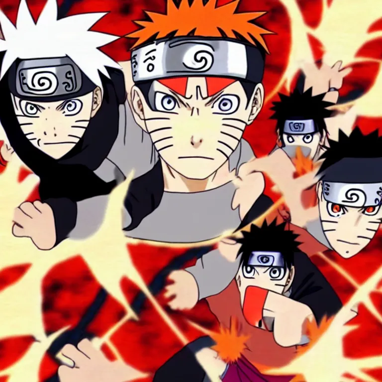 Image similar to naruto using sharingan for the first time, anime,