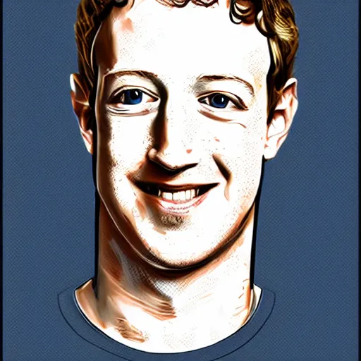 Image similar to mark zuckerberg concept art