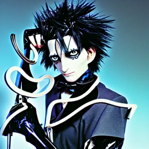 Image similar to edward scissorhands in jojo bizarre adventure