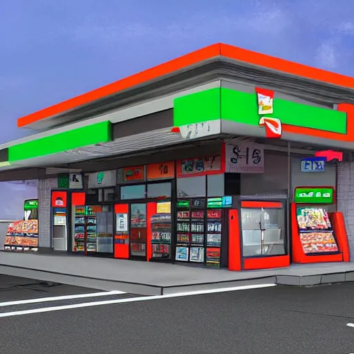 Image similar to 7 - eleven in 2 0 2 1 by hisaji hara