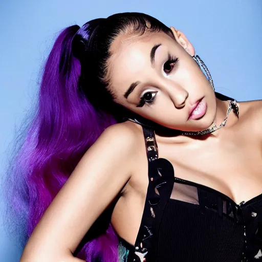 Image similar to (((((ariana grande))))) !!!!!doja cat!!!!! calvin harris