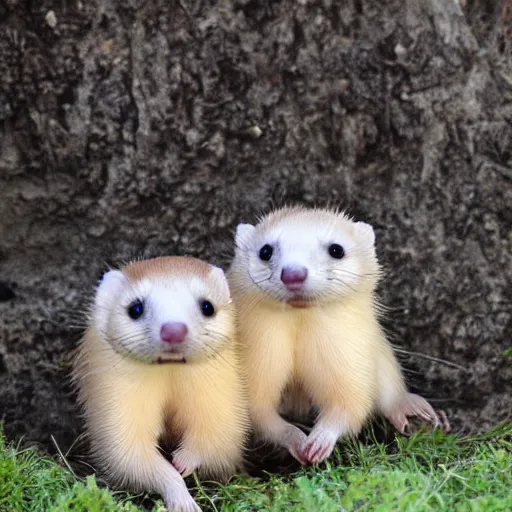 Prompt: ferrets