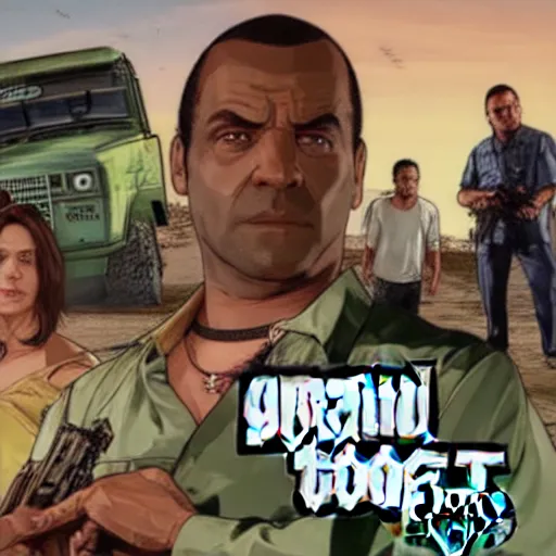 Image similar to GTA V in annihilation movie style