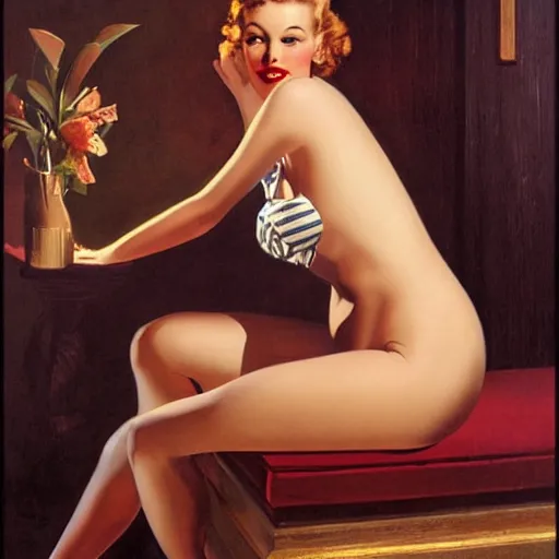 Image similar to woman, city, by gil elvgren, olivia berardinis