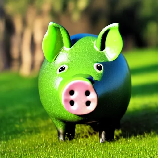 Image similar to green pig