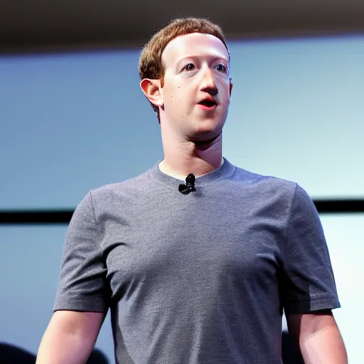 Image similar to Mark Zuckerberg as a robot, 4k