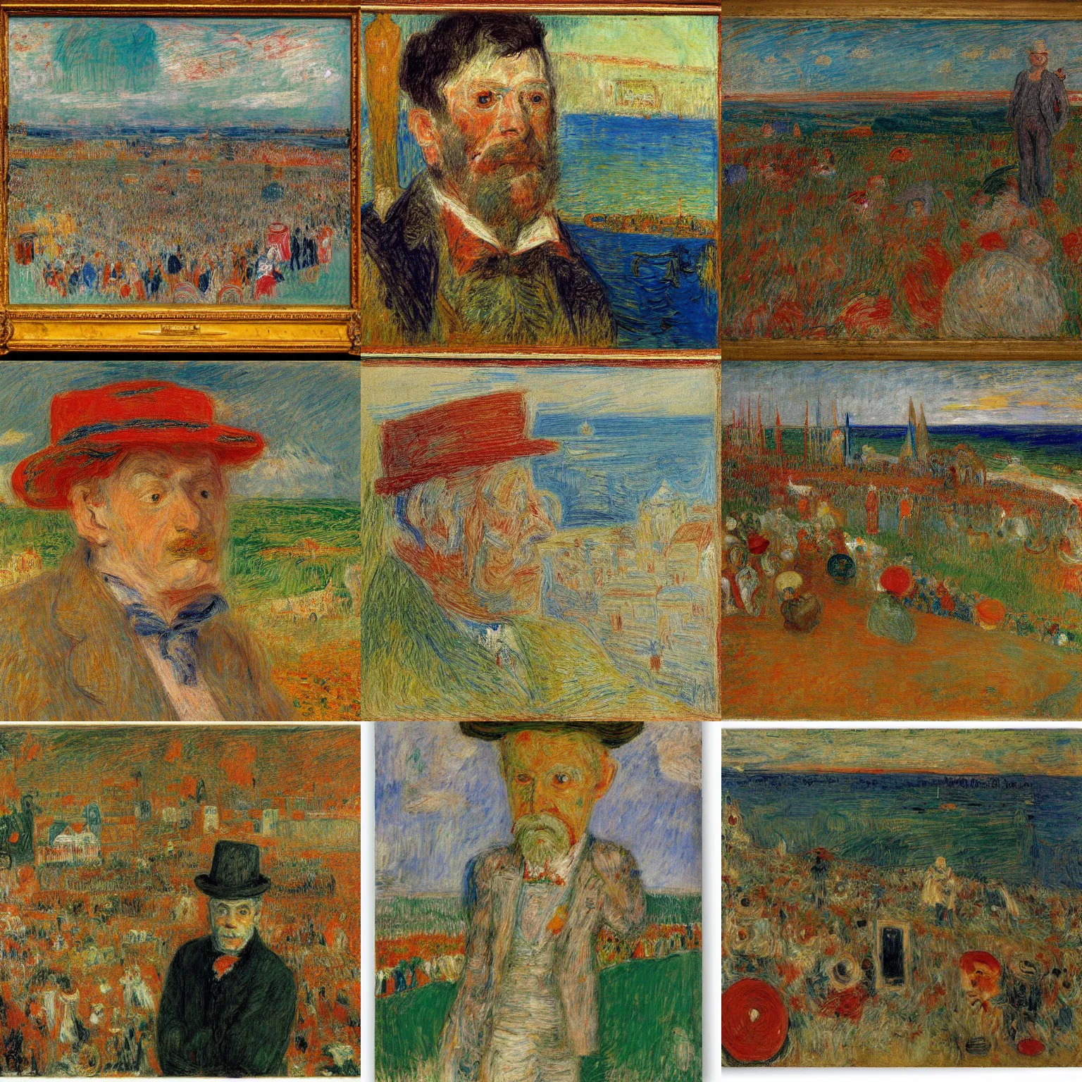 Prompt: james ensor by james ensor landscape