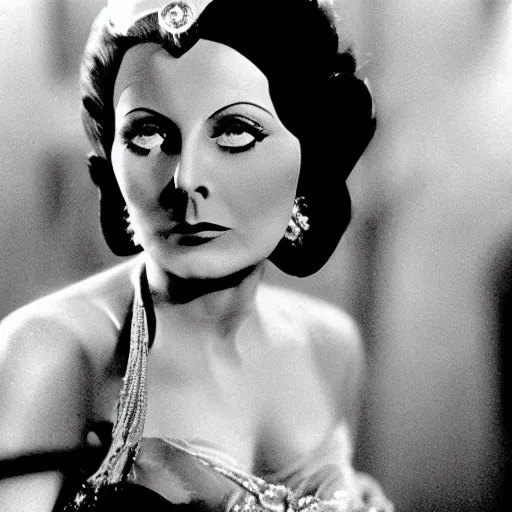 Prompt: Still of Greta Garbo as Tosca in the 1959 film by George Cukor