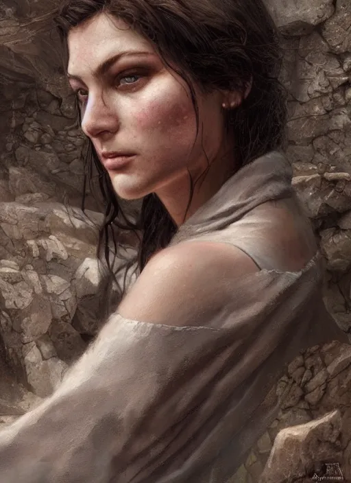 Prompt: realistic portrait painting of peter shirley, old mystic ruins, afternoon, intricate, elegant, highly detailed, digital painting, sharp, focus, by artgerm and greg rutkowski