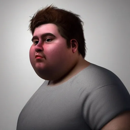 Prompt: hyperrealistic portait of obese stephen segal, photorealistic, rendered in octane, rendered in unreal engine, 4 k, beautiful colors, award winning, artstation, highly detailed, grotesque