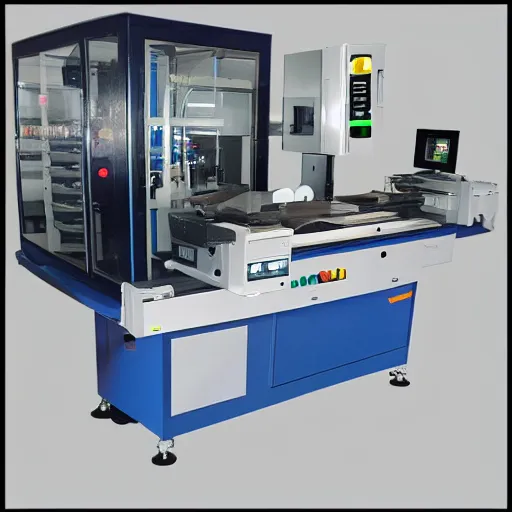 Prompt: electronic components inspection machine