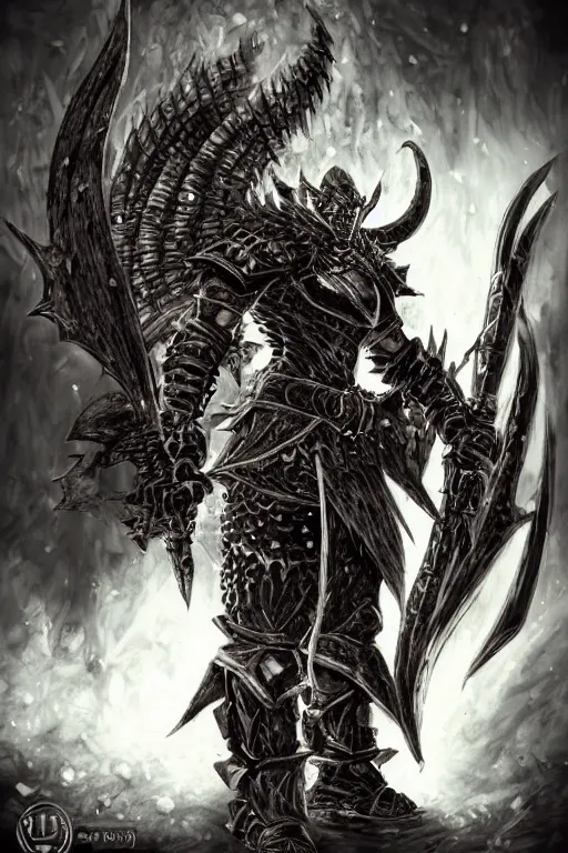 Image similar to chaos warrior, fantasy, warhammer, highly detailed, digital art, sharp focus, trending on art station, kentaro miura manga art style