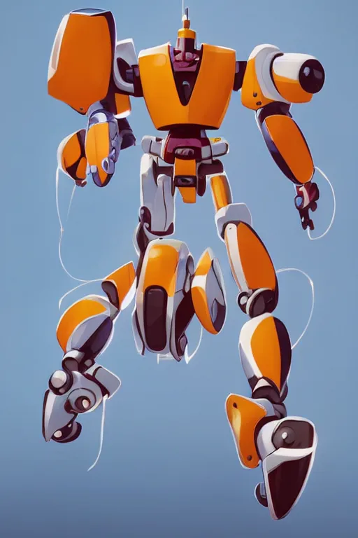 Prompt: metabots medabots medarotto medarot robot minimalist, behance hd by jesper ejsing, by rhads, makoto shinkai and lois van baarle, ilya kuvshinov, rossdraws global illumination