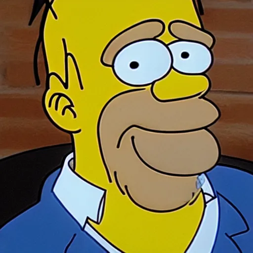 Prompt: real life homer simpson