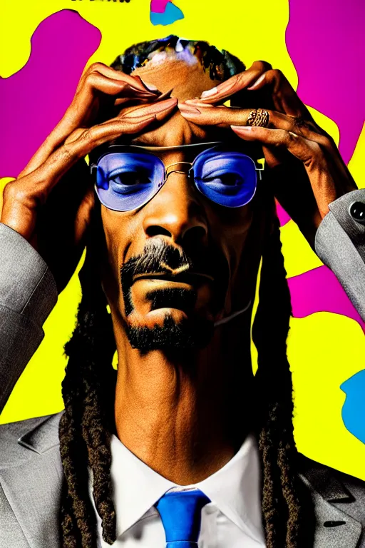 Image similar to snoop dogg, high resolution, pop art, smooth, details, 4 k, aesthetic lighting, baroque object, sharp focus, hyperdetailed object, professional photography, pullitzer winning, by karah mew and adnan abidi and jodie bateman