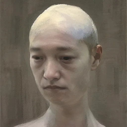 Prompt: by agnes martin, by ruan jia evocative, dismal. a beautiful illustration. human technology that had become haunted, possessed by quick, gleaming cleverness.