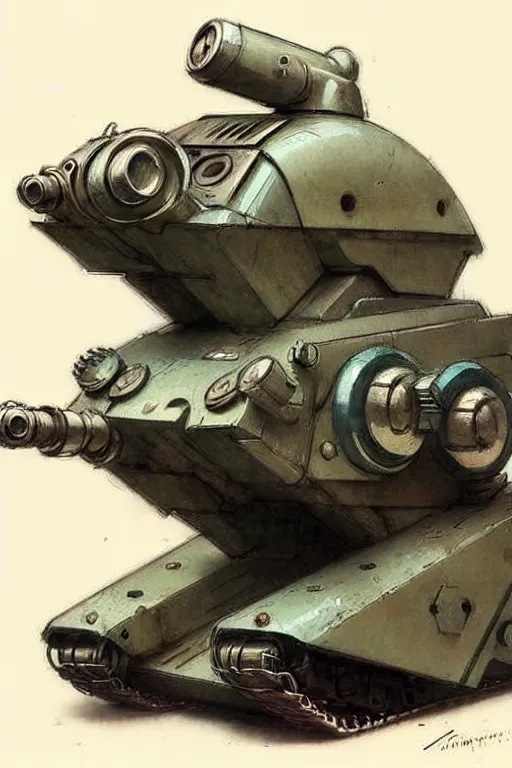 Image similar to ( ( ( ( ( 1 9 5 0 s retro future android robot armytank. muted colors., ) ) ) ) ) by jean - baptiste monge,!!!!!!!!!!!!!!!!!!!!!!!!!