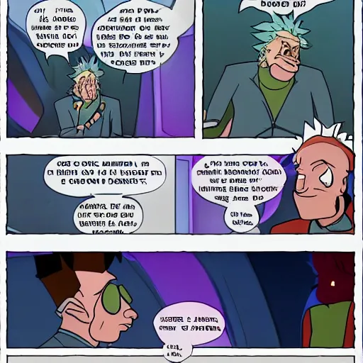 Prompt: Rick Sanchez telling someone called Chris he\'s an idiot