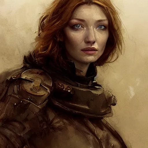 Image similar to portrait of actress eleanor tomlinson, colourised, face portrait, epic, tragic, military art, fantasy, dieselpunk, hd shot, digital portrait, beautiful, artstation, comic style, by artgerm, guy denning, jakub rozalski, magali villeneuve and charlie bowater