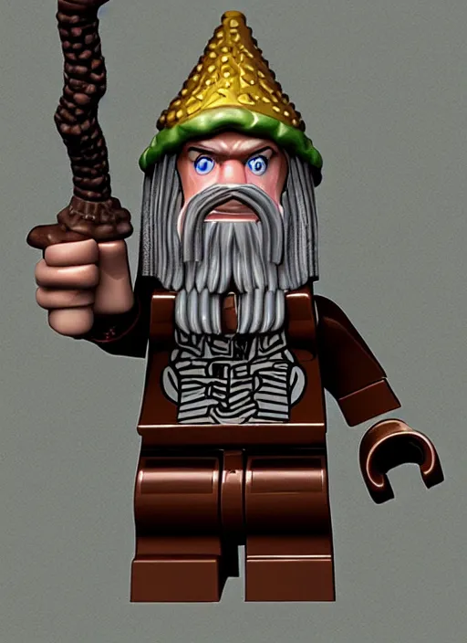 Image similar to highly detailed, hyper realistic wizard with a dungeon background by leggo