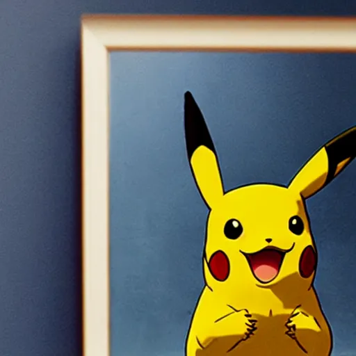 Image similar to a mirror Pikachu