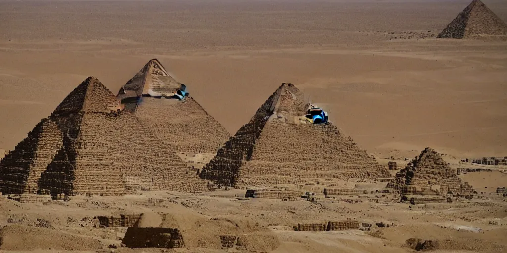 Image similar to working at the pyramids tonight