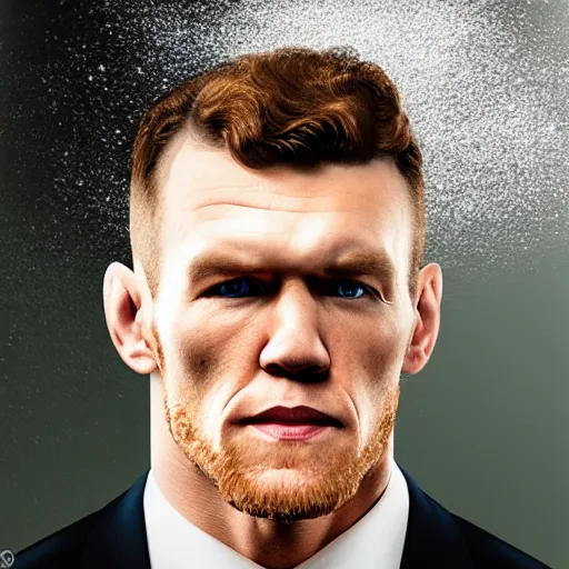 Image similar to conor mc gregor portrait, 8k,