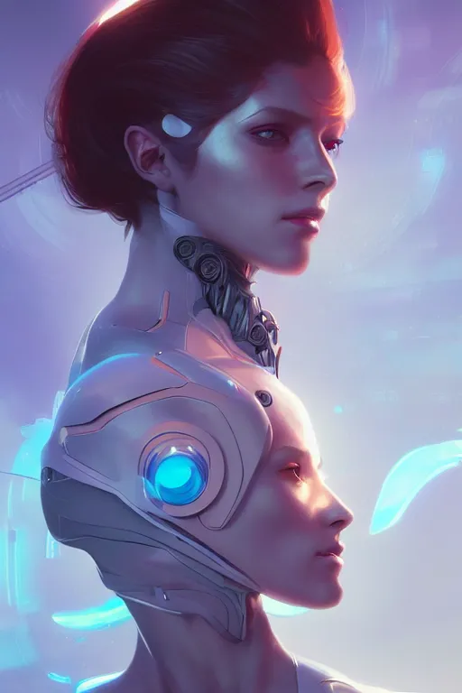 Prompt: a futuristic woman, highly detailed, digital painting, artstation, concept art, smooth, sharp focus, illustration, Unreal Engine 5, 8K, art by Ross Tran and greg rutkowski and alphonse Mucha