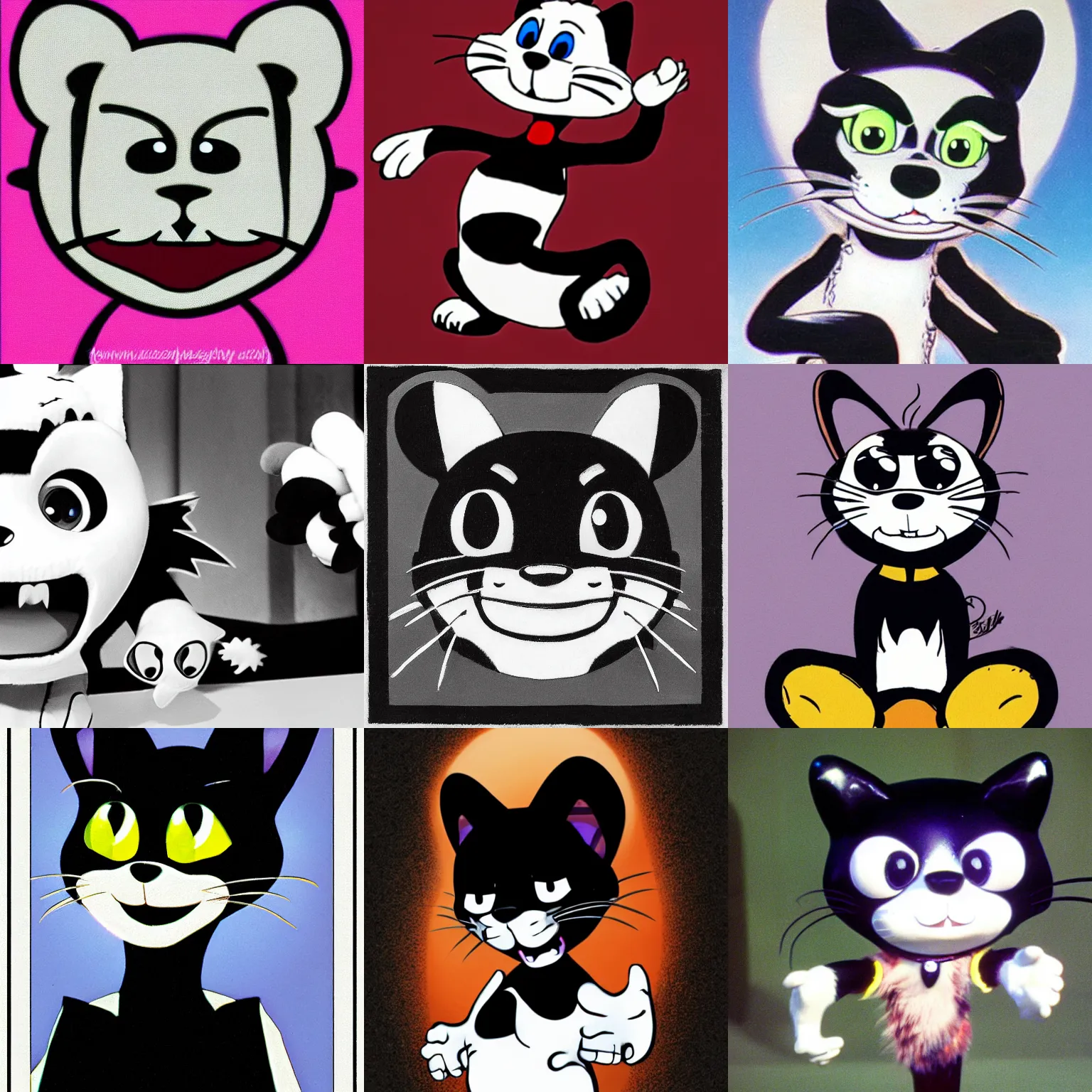 Prompt: felix the cat