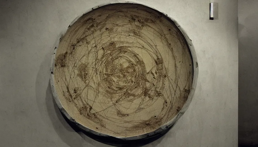 Image similar to a giant petri dish, by Leonardo Da Vinci, cinematic lighting, establishing shot