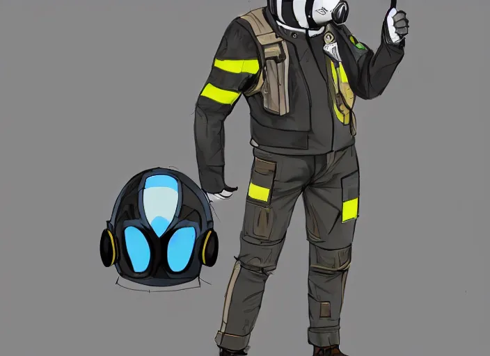 Image similar to budgie wearing a pilot helmet and pilot jacket giving a thumbs up to the viewer, full body concept art, digital painting, 8 k, trending on deviantart, trending on furaffinity, concept art.