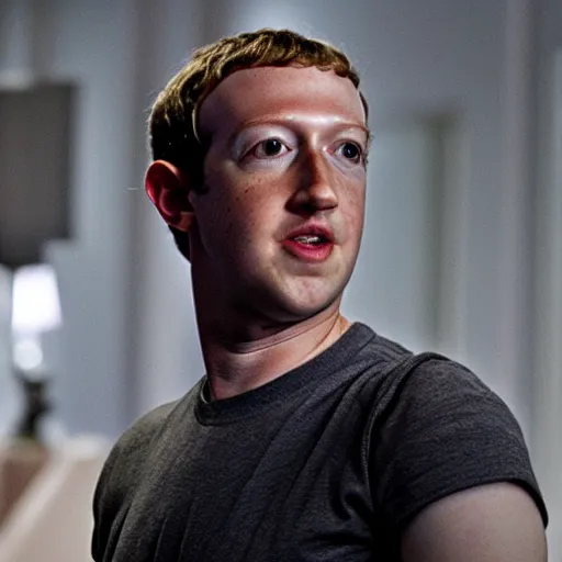 Prompt: a film still of mark Zuckerberg in the movie 300, high quality