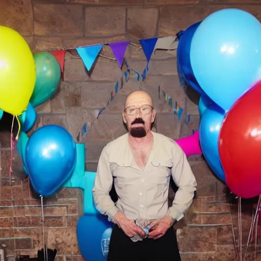 Image similar to birthday party photos of walter white