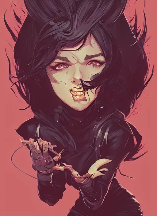 Image similar to beautifull succubus, cute face. dark fantasy, d & d, artstation, art by petros afshar, tom whalen, laurie greasley and greg rutkowski and ilya kuvshinov