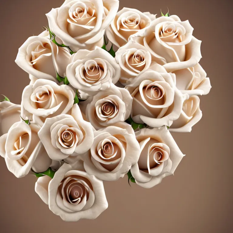 Image similar to wonderful princess of cream liquid semi transparent roses with a cream liquid skin, ornate 8 k gorgeous intricate cream detailed, accent white lighting, dramatic light, octane render