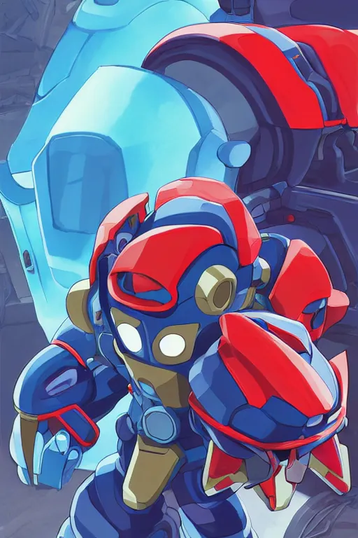 Image similar to robot ninja mask helmet megaman x zero rockman 2 0 2 2 switch game boss legacy collection fanart artsation, art gta 5 comics, behance hd by jesper ejsing, by rhads, makoto shinkai and lois van baarle, ilya kuvshinov, rossdraws global illumination ray tracing