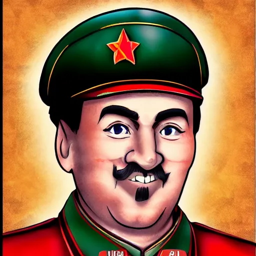 Image similar to kawaii moe stalin