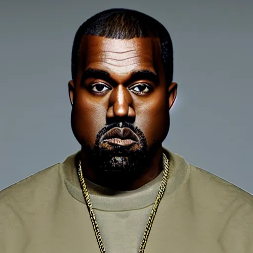 Prompt: Kanye West happy 4K quality super realistic