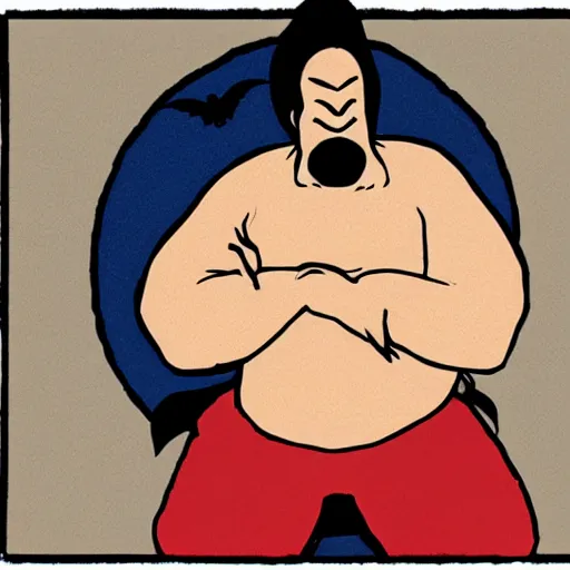 Prompt: vampire sumo wrestler