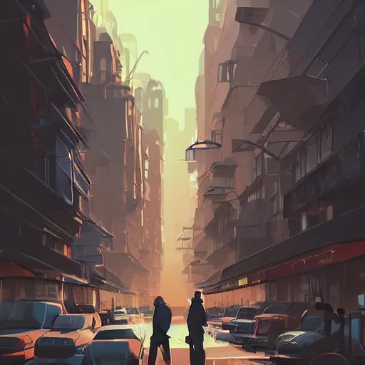 Prompt: painting cityscape smooth median photoshop filter cutout vector, behance hd by jesper ejsing, by rhads, makoto shinkai and lois van baarle, ilya kuvshinov, rossdraws global illumination