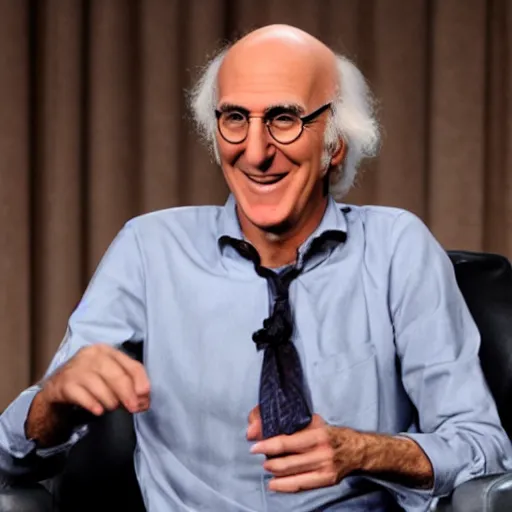 Image similar to larry david eistein style